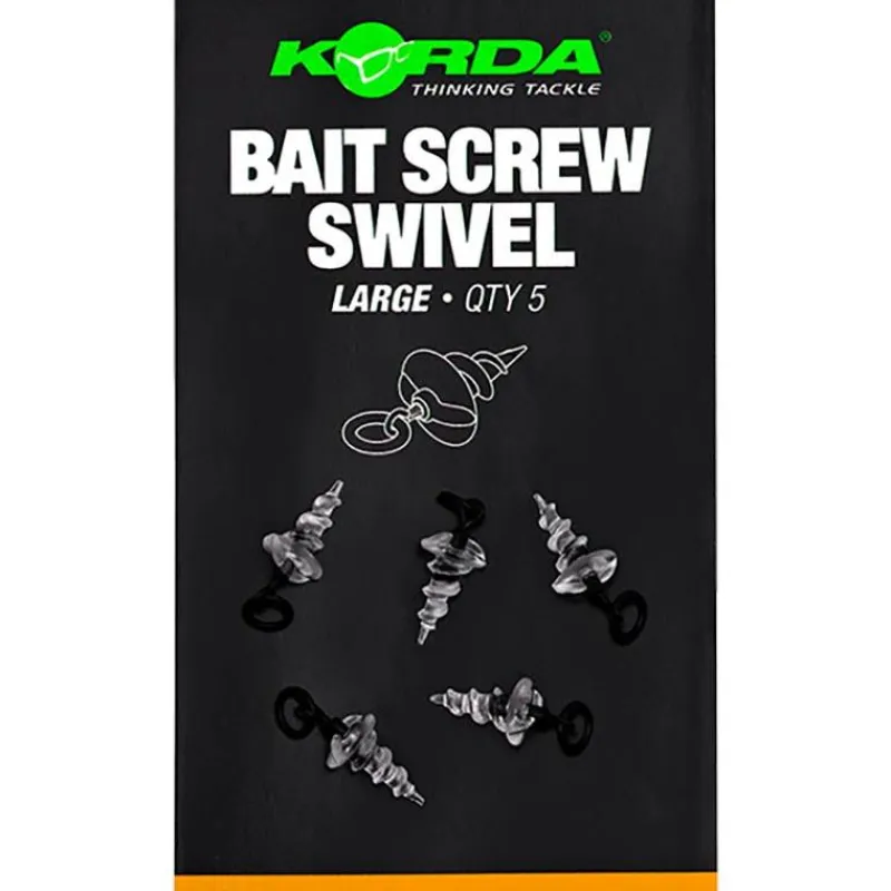 Korda Accroche Appat Micro Ring Swivel Bait Screw