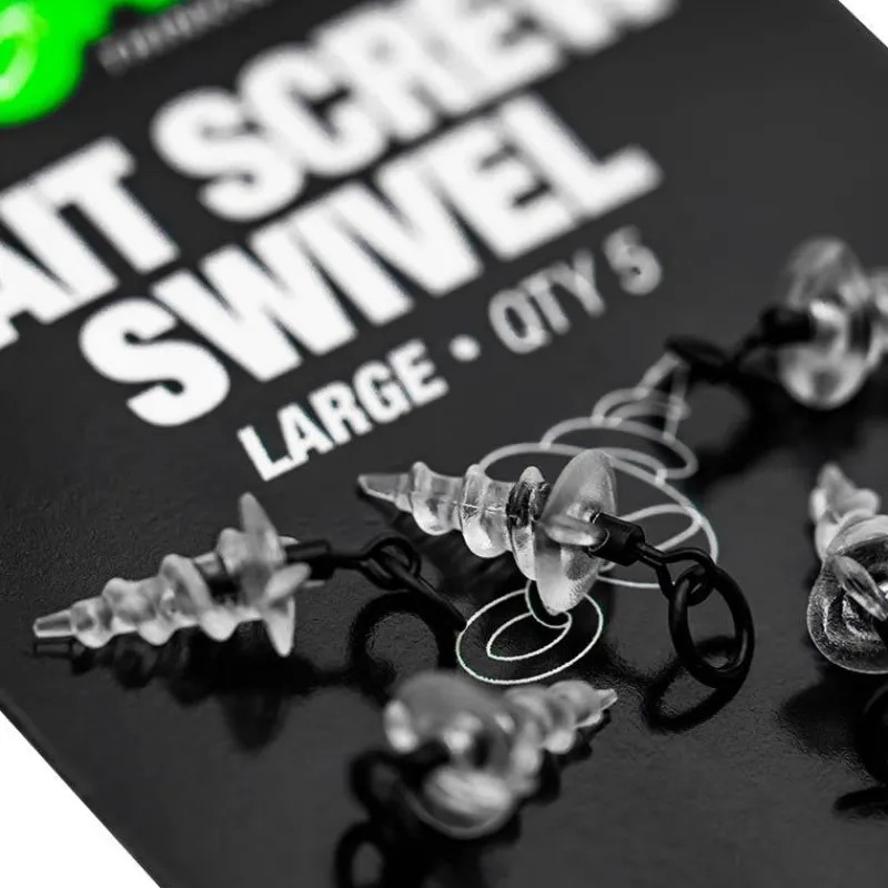 Korda Accroche Appat Micro Ring Swivel Bait Screw