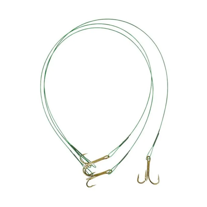Dudule Bas De Ligne Brochet Triple Racine Acier