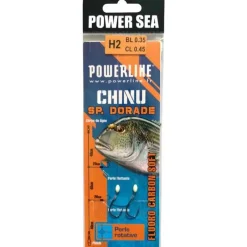 Powerline Bas De Ligne Jig Power Dorade 2 Hameçons