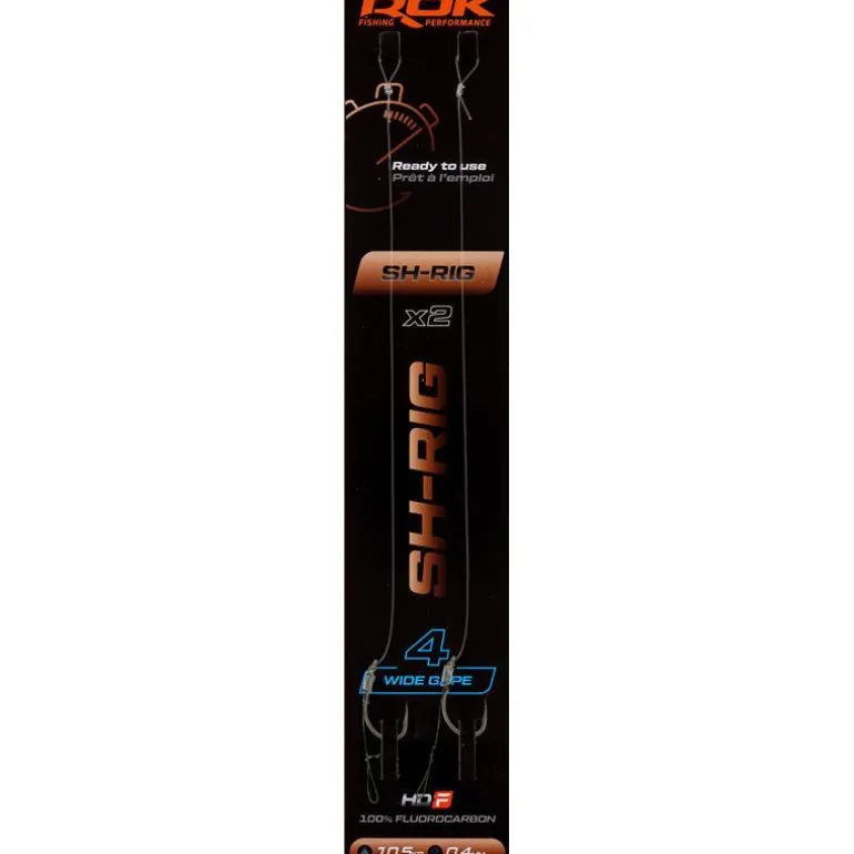 Bas De Ligne Rok Fishing Sh Rig Wide Gape - Par 2