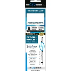 Sunset Bas De Ligne Surfcasting Rs Competition Special Mulet - Fluoro
