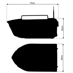 Carp Royal Bateau Amorceur King 6.0 Bait Boat