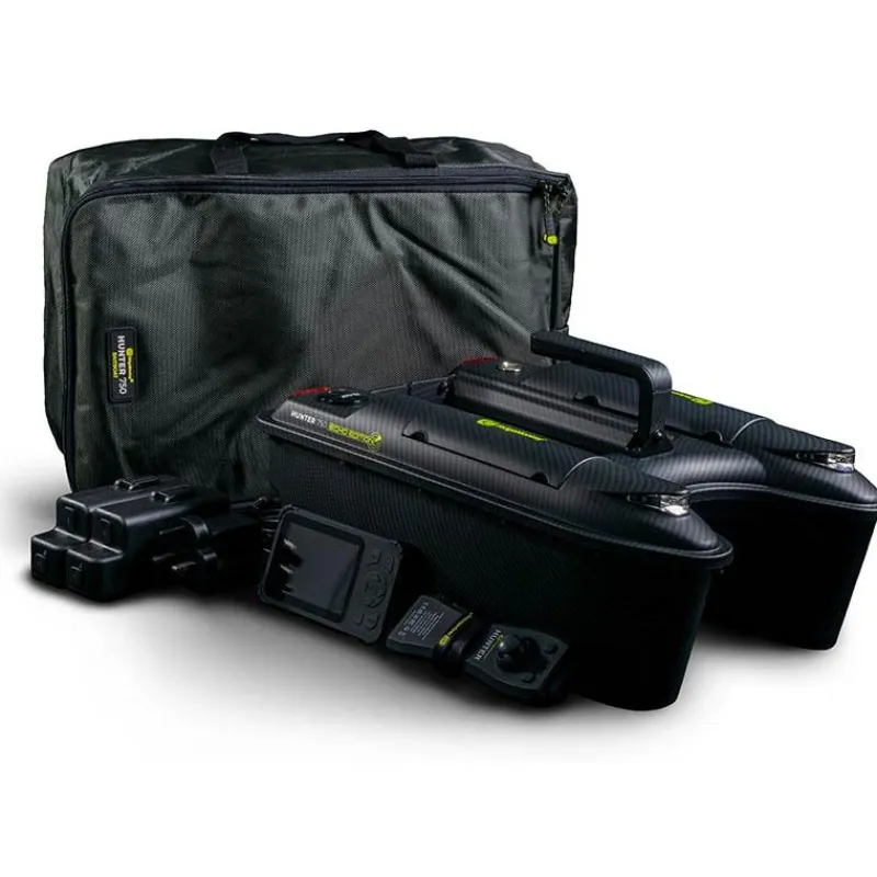 Ridge Monkey Bateau Amorceur Hunter 750 Black Echo Edition