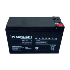Sunlight Batterie Agm 12V 9Ah Pour Sondeur