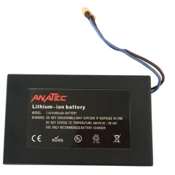 Batterie Lithium Anatec Pour Bateau Amorceur 7,4V - 16Ah