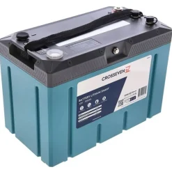 Batterie Lithium Lifepo4 Crosseven 12V100amp Ip67 Avec Bluetooth Intégré Et Communication