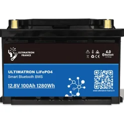 Ultimatron Batterie Lithium Lifepo4 Smart Bms 12.8V 100Ah