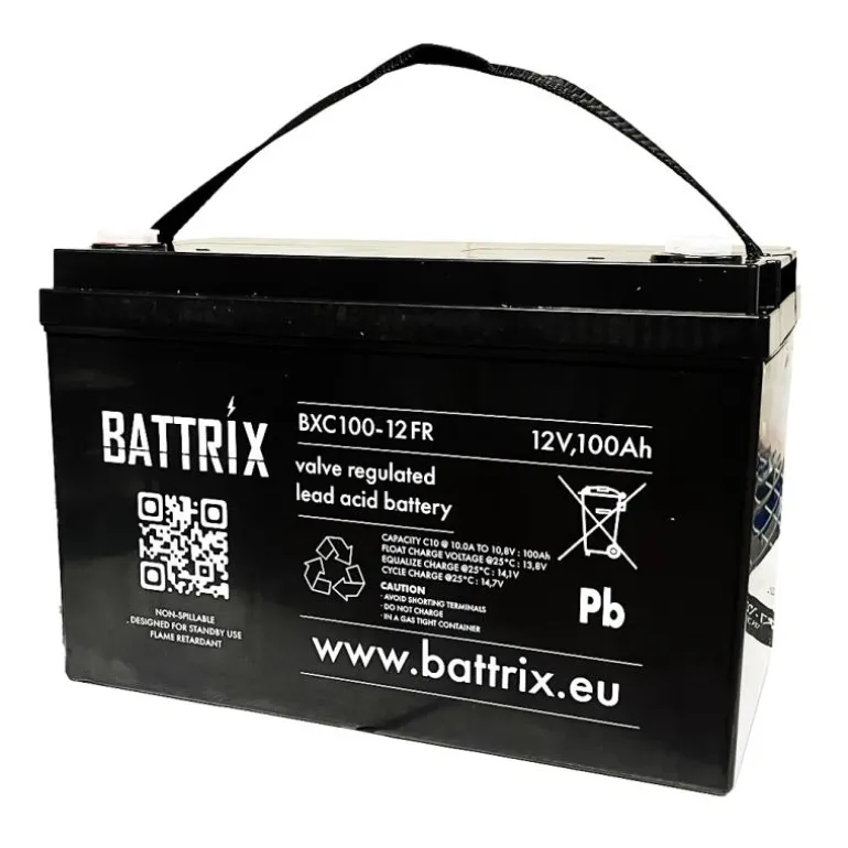 Batterie Étanche Battrix Cyclic 12V 100Ah Pour Moteur