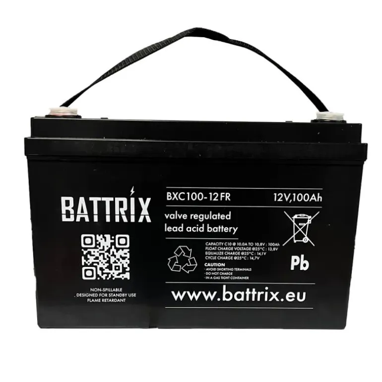 Batterie Étanche Battrix Cyclic 12V 100Ah Pour Moteur