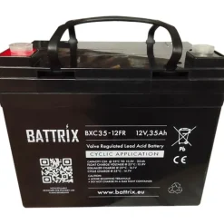 Battrix Batterie Étanche Cyclic 12V 35Ah Pour Sondeur
