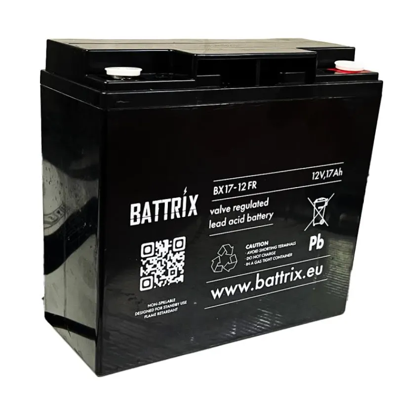 Battrix Batterie Étanche 12V 17Ah Pour Sondeur