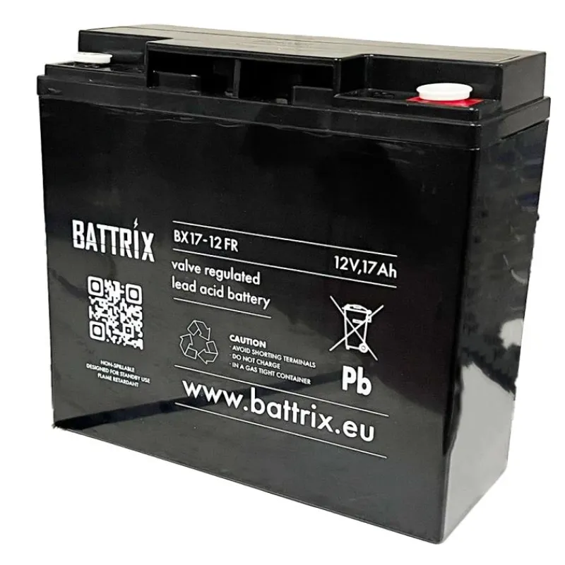 Battrix Batterie Étanche 12V 17Ah Pour Sondeur