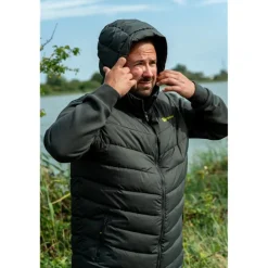 Blouson Homme Ridge Monkey Apearel Thermapro Hybrid Coat - Green