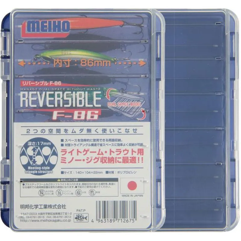 Meiho Boite A Leurres Reversible F 86