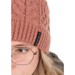 Bonnet Fox Ladies Knitted Bobble - Rose