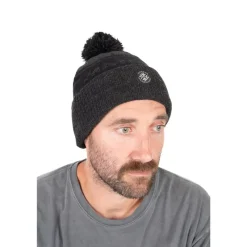 Fox Matrix Bonnet Grey Sherpa Bobble Hat - Gris