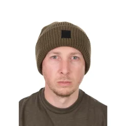 Fox Bonnet Merino Blend Beanie - Olive