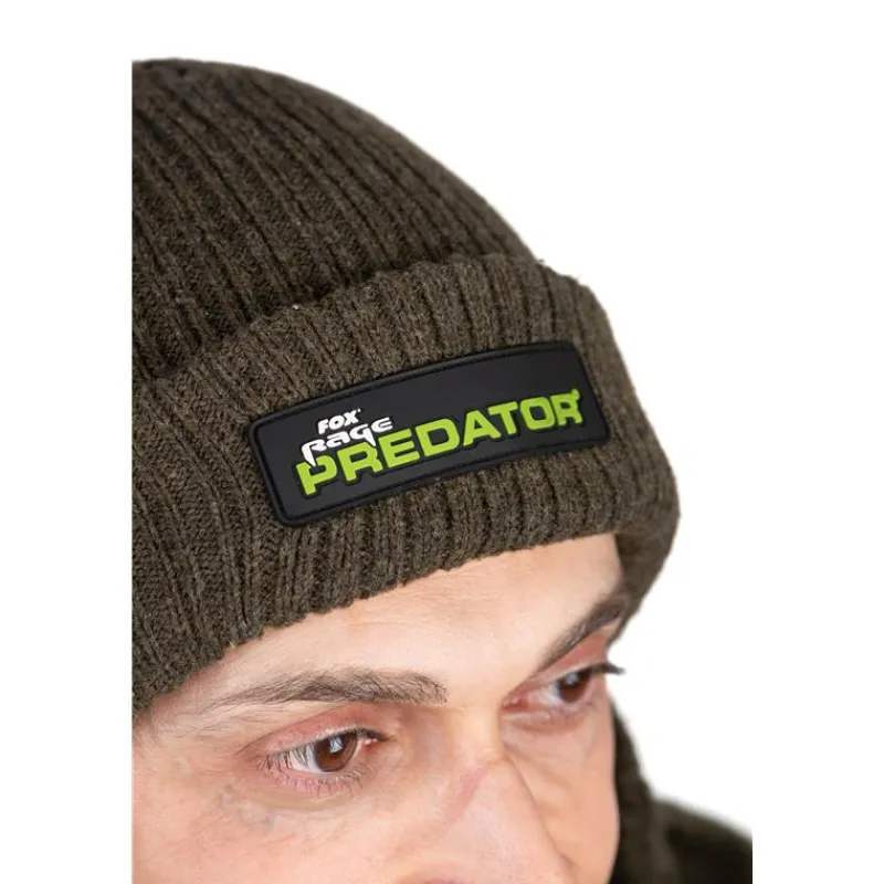 Fox Rage Predator Bonnet Thermal Beanie - Marron