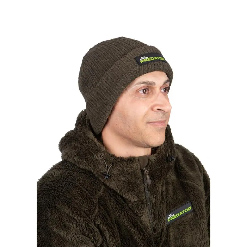 Fox Rage Predator Bonnet Thermal Beanie - Marron