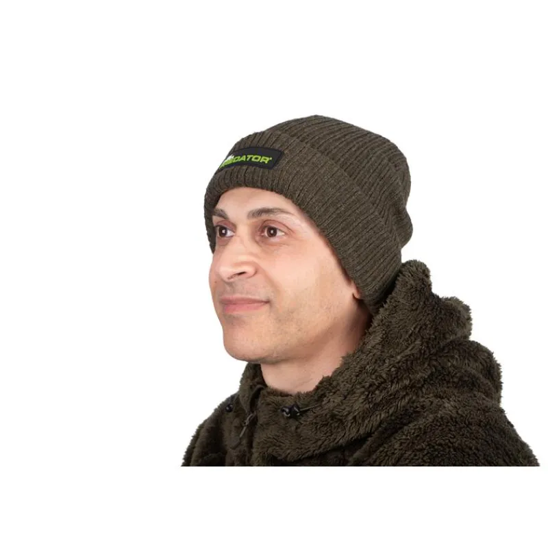 Fox Rage Predator Bonnet Thermal Beanie - Marron