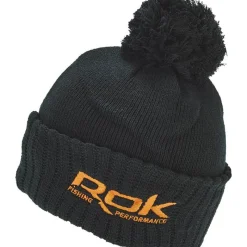 Rok Fishing Bonnet Homme Avec Pompon - Noir