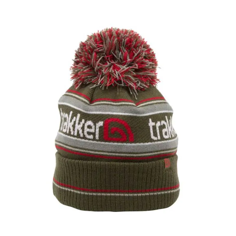 Trakker Bonnet Homme Team Bobble - Kaki