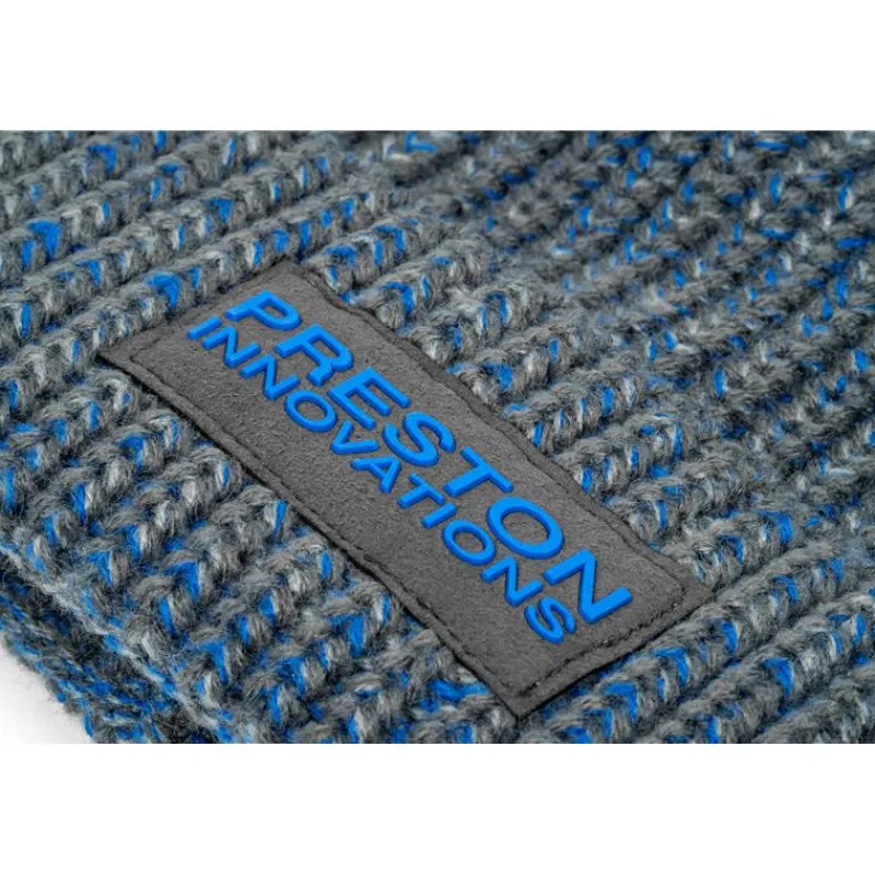Preston Innovations Bonnet Marled Bobble - Bleu