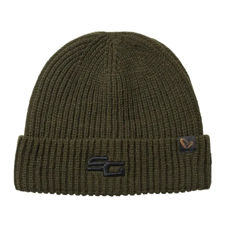 Bonnet Savage Gear Wool Mix Beanie Green