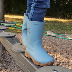 Rouchette Bottes Enfant Clean Kids - Bleu
