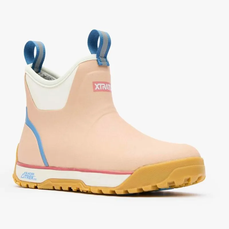 Xtratuf Bottes Femme Wmns Ankle Deck Boot Ice Rubber - Rose Acajou