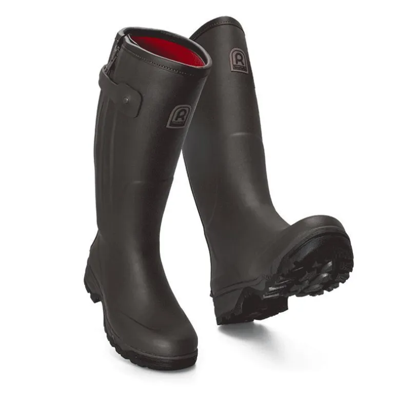 Bottes Homme Rouchette Veneur Neo Zip - Marron