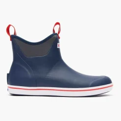 Xtratuf Bottes Homme Ankle Deck Boot - Bleu Marine/Rouge