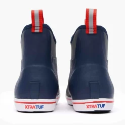 Xtratuf Bottes Homme Ankle Deck Boot - Bleu Marine/Rouge