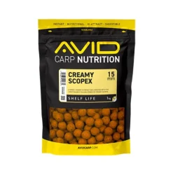 Avid Carp Bouillette Creamy Scopex Boilies