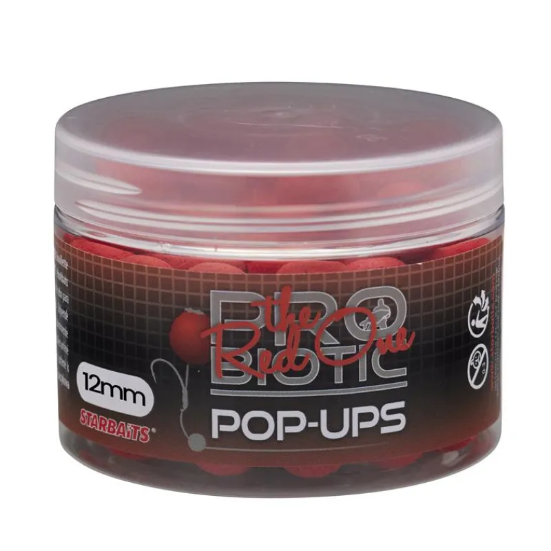 Starbaits Bouillette Flottante Pop Up Boilie Probiotic Red