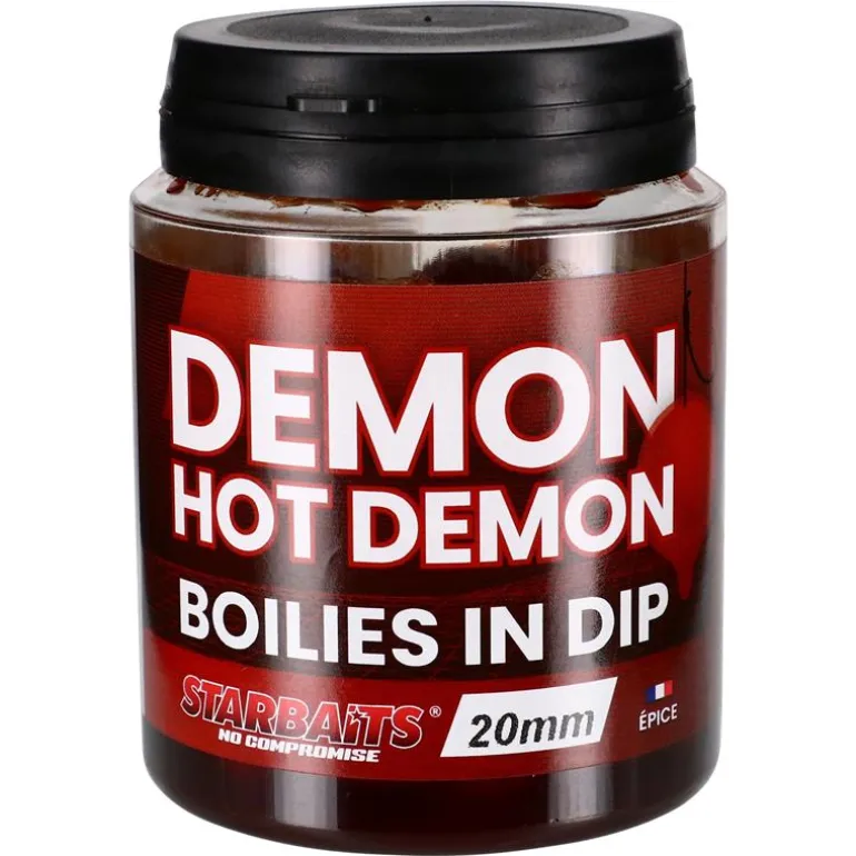 Bouillette Trempée Starbaits Performance Concept Demon Hot Demon Boilies In Dip