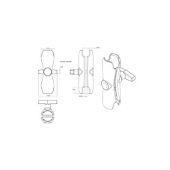 Bras Bras Moyen Ram Mounts Pour Boule C