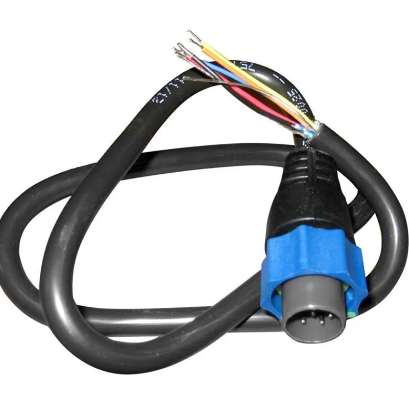 Lowrance Cable Adaptateur Sonde 7 Pin Bleu Vers Câbles Dénudés