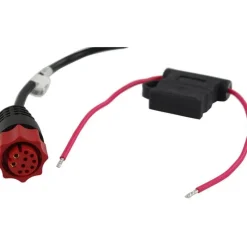 Lowrance Cable D'alimentation Prise Rouge Pour Sondeur Hds/Elite-Ti Et Hook Sans Nmea183