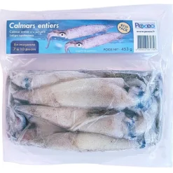 Pexeo Calamar Entiers Surgelés Eco - G