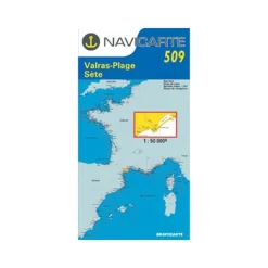 Navicarte Carte De Navigation Valras - Sete - Etang De Thau