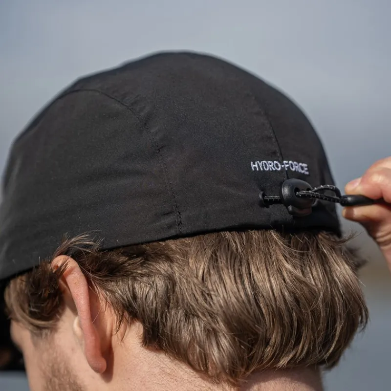 Avid Carp Casquette Stealth Black Waterproof 5-Panel Cap - Noir