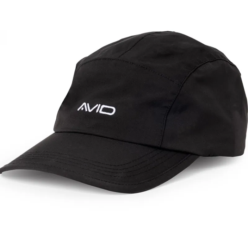 Avid Carp Casquette Stealth Black Waterproof 5-Panel Cap - Noir