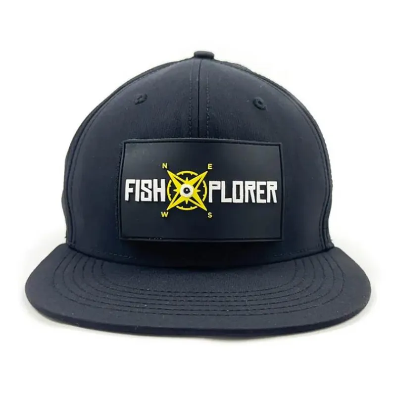 Fishxplorer Casquette Hydrofuge + U.V. Résistant À Scratch - Noir