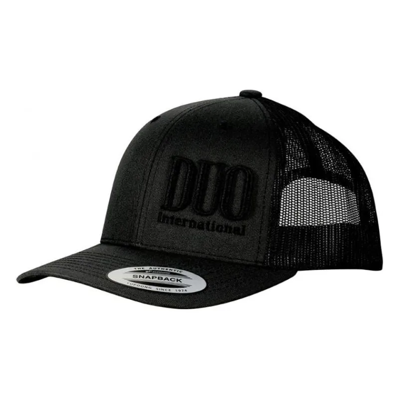 Duo Casquette Homme Mesh Snapback Cap - Noir