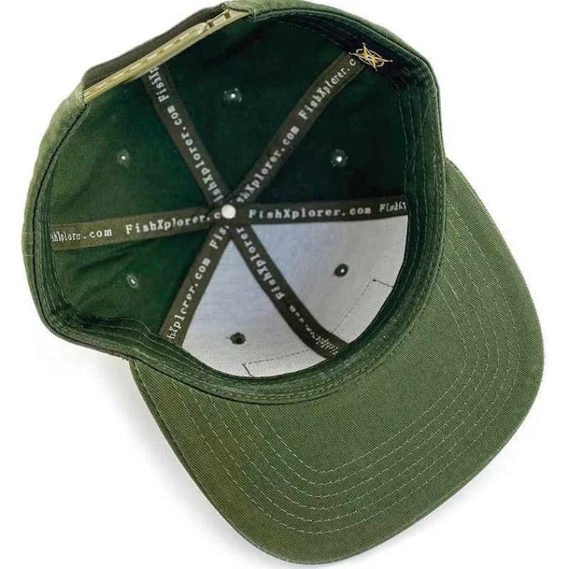 Fishxplorer Casquette Homme Snapback - Pack 3 Scratchs Carnassier