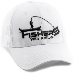 Fishxplorer Casquette Homme Fisher With Attitude - Blanc