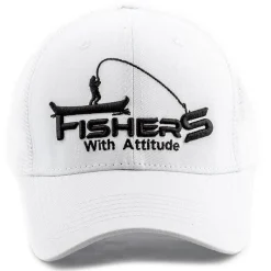 Fishxplorer Casquette Homme Fisher With Attitude - Blanc