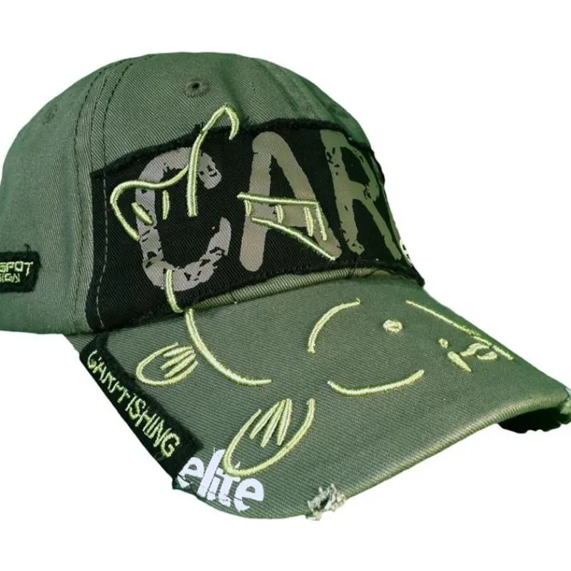 Hot Spot Design Casquette Homme Carpfishing Elite - Kaki
